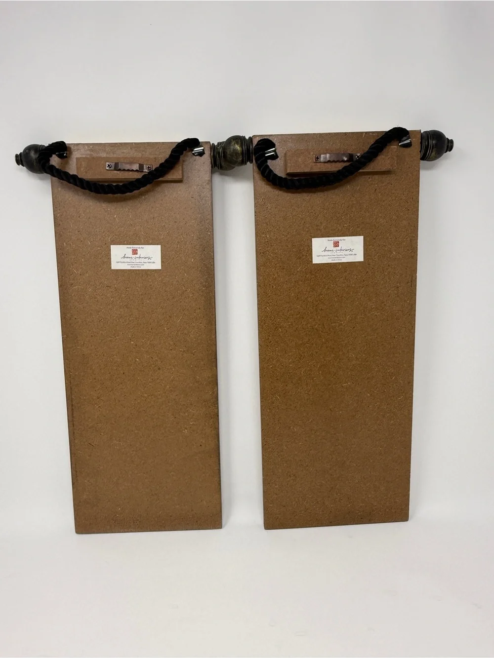 Home Interior Fashion Dress Wall Art Pair